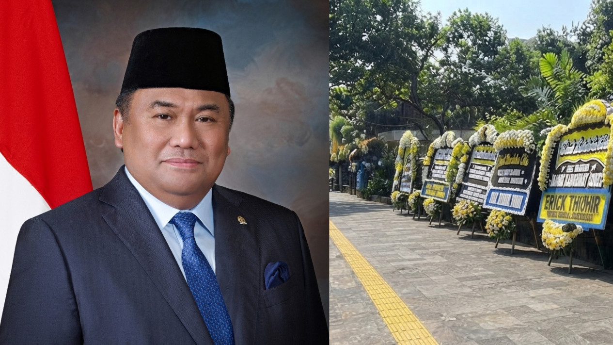 Ratusan Karangan Bunga Penuhi Tebet, Rachmat Gobel Meninggal Dunia di Usia 63 Tahun, Dimakamkan Secara Militer
            - galeri foto