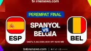 Link Live Streaming Spanyol Vs Belgia di Perempat Final Piala Dunia 2026