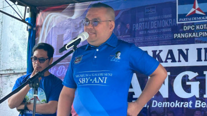 DPC Partai Demokrat Pangkalpinang Rayakan HUT ke-25 dengan Kerja Bakti di RSIA Muhaya