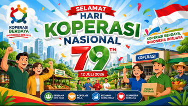 11 Ucapan Selamat Harkopnas ke-79 Tahun 2026, Penuh Semangat Kebersamaan dan Cocok Dibagikan di Media Sosial