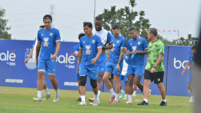 Bos Persib Pantau Latihan Perdana, Akui 12 Pemain Masih Absen