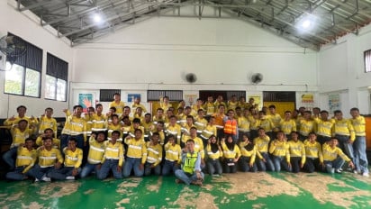 Anak Usaha UT Gelar Program PAMA ARIA School untuk Siswa TAB di SMKN 1 Satui