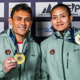 Bangga! Timnas Panjat Tebing Indonesia Kawinkan Medali Emas di World Climbing Series Chamonix 2026