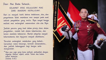 Ucap Syukur Ferdy Sambo Atas Anak Lulus Pendidikan Akpol, Sematkan Ayat Alkitab ini sebagai Nasihat