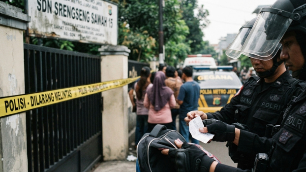 Teror Bom Saat Hari Pertama MPLS Gegerkan SDN Srengseng Sawah 15, Pelaku Berhasil Ditangkap Polda Metro Jaya
            - galeri foto