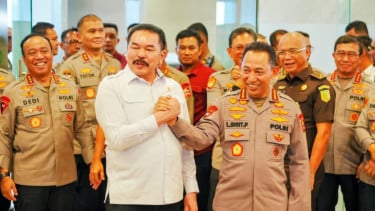 Perkuat Sinergitas Penegakan Hukum, Kapolri dan Jaksa Agung Pastikan Kedua Istitusi Solid