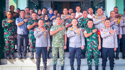 Perkokoh Sinergitas TNI-Polri, Kapolres Bogor Silaturahmi ke Kodim 0621 Guna Kawal Stabilitas dan Program Prioritas Nasional