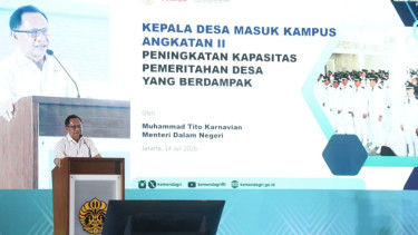 Mendagri Tegaskan Kades Harus Naik Kelas agar Desa Mandiri dan Bendung Urbanisasi