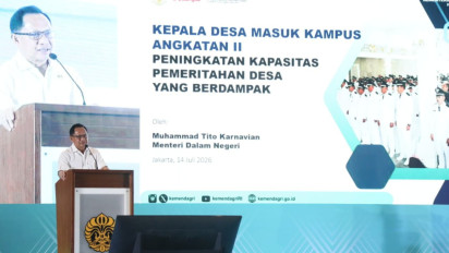 Mendagri Tegaskan Kades Harus Naik Kelas agar Desa Mandiri dan Bendung Urbanisasi