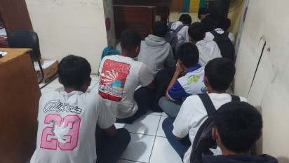 Berawal dari Saling Tantang di Medsos, 9 Pelajar SMK di Pati Diciduk Polisi Usai Tawuran