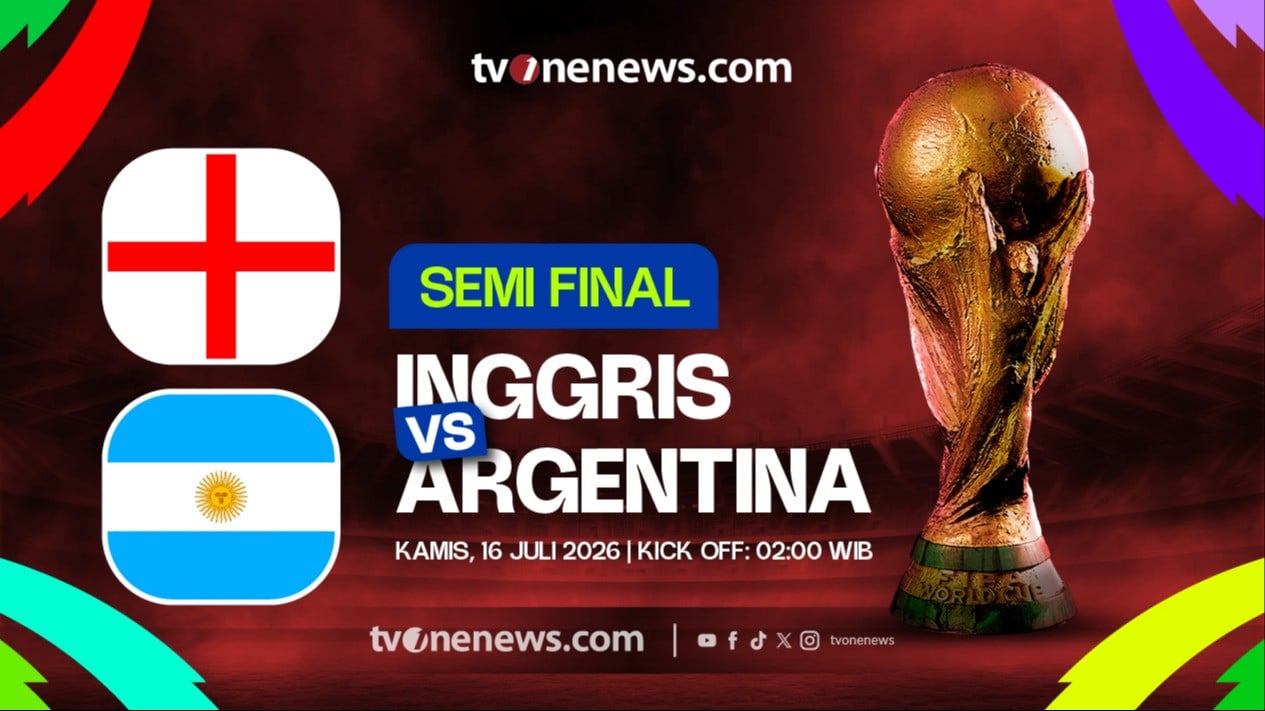 Link Live Streaming Piala Dunia 2026: Inggris Tantang Sang Juara Bertahan Argentina di Babak Semifinal
            - galeri foto