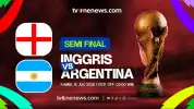 Link Live Streaming Piala Dunia 2026: Inggris Tantang Sang Juara Bertahan Argentina di Babak Semifinal