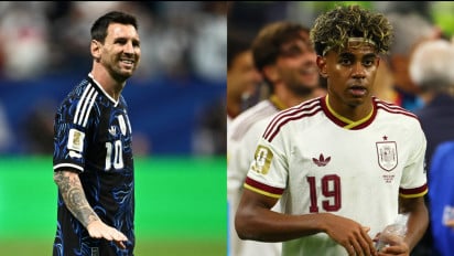 19 Tahun yang Lalu Digendong, Kini Lionel Messi Lawan Lamine Yamal di Final Piala Dunia Argentina Vs Spanyol