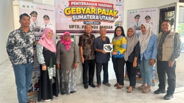 Gebyar Pajak Sumut 2026, UPTD Pependa Pandan Serahkan Hadiah Menarik kepada Masyarakat yang Taat Bayar Pajak