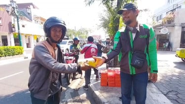 Jaga Kamtibmas dan Tolak Provokasi, Komunitas Pengemudi Ojek Online Solusi Gelar Deklarasi Damai