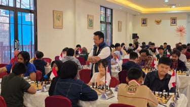 Puluhan Pencatur dari Berbagai Negara Bersaing di Achmad Tjachja Nugraha Cup Jakarta