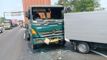 Tabrakan Truk Beruntun di Tol JORR Diduga Akibat Micro Sleep, Sopir Tewas dan Dua Orang Alami Luka