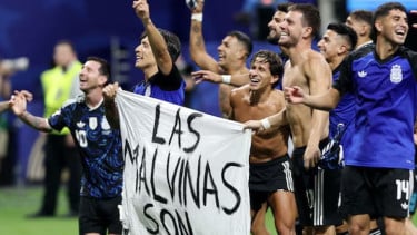 Spanduk Malvinas bikin Panas