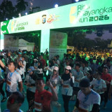 Bawa Misi Lawan Karhutla, Ribuan Pelari Ikuti Ajang Riau Bhayangkara Run 2026