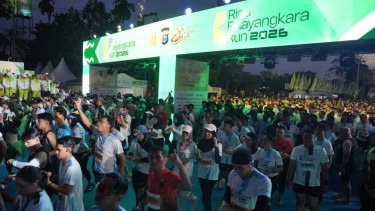 Bawa Misi Lawan Karhutla, Ribuan Pelari Ikuti Ajang Riau Bhayangkara Run 2026