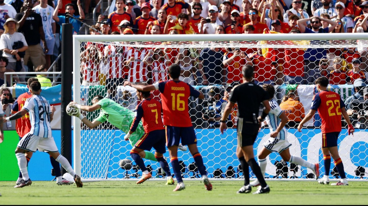 Hasil Final Piala Dunia 2026: Spanyol Vs Argentina Lanjut Babak Perpanjangan Waktu Usai Hasil Imbang Tanpa Gol di 90 Menit Penuh 
            - galeri foto