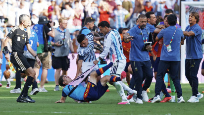 Kronologi Kericuhan Usai Final Piala Dunia 2026: Pemain Argentina Ngamuk, Cekik Garcia dan Nyaris Hajar Gavi