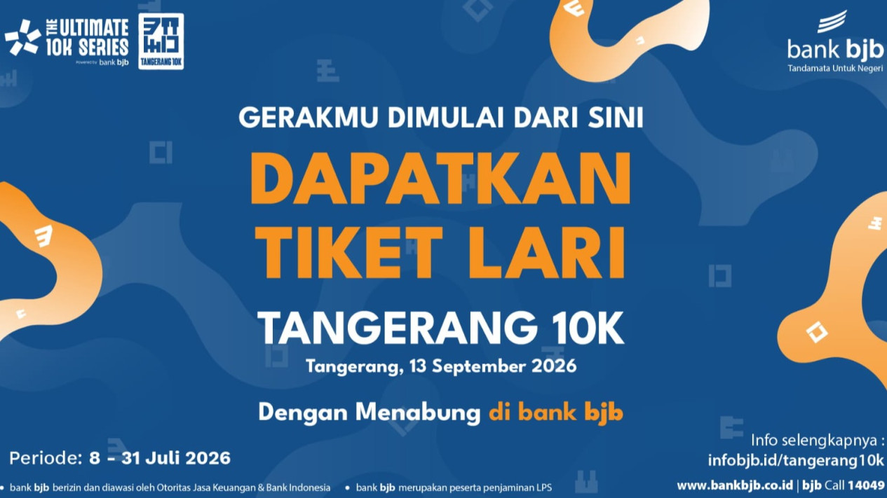 Menabung Sambil Bersiap Berlari, bank bjb Ajak Masyarakat Ramaikan Tangerang 10K
            - galeri foto
