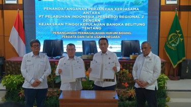 Kejati Bangka Belitung dan Pelindo Regional 2 Perkuat Sinergi Penanganan Hukum