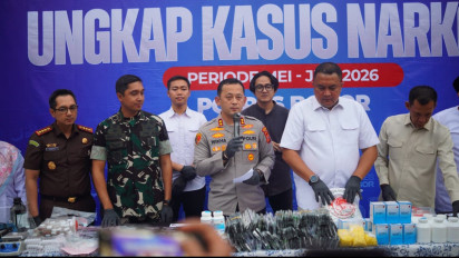 Satresnarkoba Polres Bogor Ungkap 74 Kasus, Selamatkan 258 Ribu Jiwa dan Sita Barang Bukti Senilai Rp 10,8 Miliar