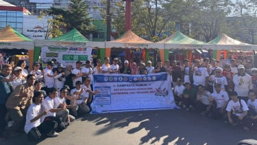 Kampanye Publik Anti IRET Menggelora di CFD Makassar