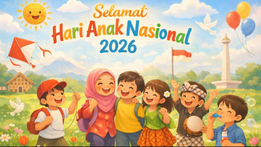 15 Ucapan Selamat Hari Anak Nasional 2026 dari Orang Tua untuk Anak, Cocok Jadi Caption Media Sosial
