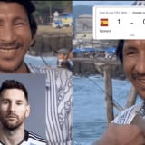 Viral Penjual Cilok Mirip Lionel Messi, Senyum hingga Gesturnya Bikin Warganet Salah Fokus