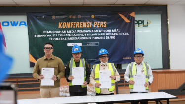Mengandung Unsur Babi, 312 Ton Bahan Baku Pakan Ternak Asal Brasil Dimusnahkan
