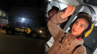 Bandung Red Zone Begal, Teteh Cantik ini Hubungi Call Center Polri Berujung Dikawal Polisi saat Pulang Kerja Malam Viral