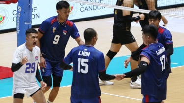 Klasemen SEA V Cup 2026, Kamis 23 Juli: Gilas Filipina Tiga Set Langsung, Kamboja Tempel Ketat Timnas Voli Indonesia