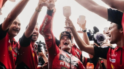 Marc Marquez Panaskan Perebutan Gelar Juara MotoGP 2026, Bos Ducati Sebut Aksinya di Sachsenring Sebuah Mahakarya