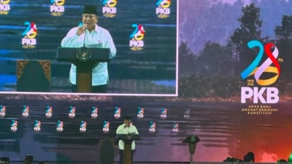 Prabowo "Sentil" Istilah Prabowonomics di Harlah PKB: Tidak Pantas Pakai Nama Saya
