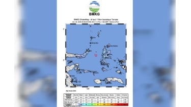 BMKG: Gempa M5,8 di Ternate Akibat Aktivitas Subduksi