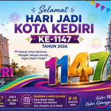 7 Ucapan Selamat Hari Jadi Kota Kediri ke-1147 Tahun 2026, Cocok Dijadikan Caption Media Sosial