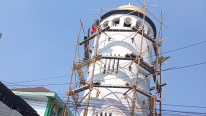 Menara Bersejarah Tambakberas Jombang Bersolek Sambut Muktamar ke-35 NU, Jadi Simbol Persatuan Nahdliyin