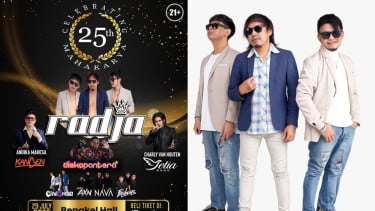 Genap 25 Tahun, Band RADJA Gelar Konser Peringatan Perak di Bengkel Hall SCBD