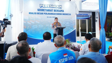 Kapolri Resmikan Sekber Koalisi Besar Buruh Indonesia: Saya akan Berada di Garda Terdepan untuk Memperjuangkan
