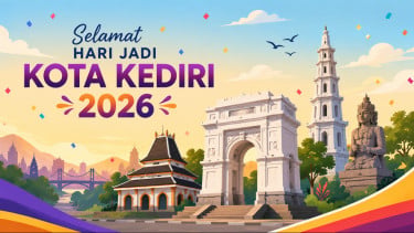 10 Ucapan Selamat Hari Jadi Kota Kediri 2026 Penuh Makna, Referensi Caption Media Sosial