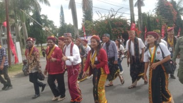 Dihadiri Bupati Manggarai, Kongres PMKRI Resmi Digelar di Ruteng NTT dengan Disambut Secara Budaya
