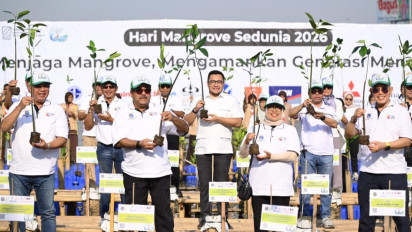 Peringati Hari Mangrove Sedunia, HIPMI Jaya dan HIPMI Jakarta Utara  Bersama Para Kolaborator Menanam 21.060 Bibit Mangrove