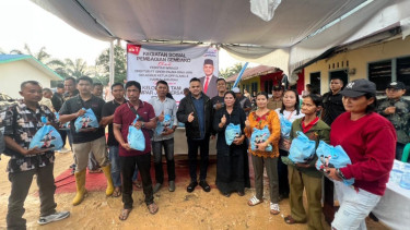 Ribuan Paket Sembako Disalurkan, Elang 3 Hambalang Riau Apresiasi Kepedulian KSO Agrinas–Kelompok Tani Kampar Jaya Bersama