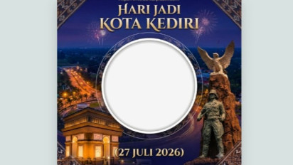 Link Twibbon Hari Jadi Kota Kediri ke-1147 Tahun 2026, Pasang Foto dan Bagikan ke Media Sosial