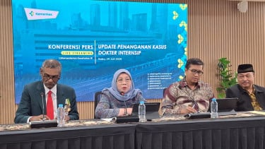 Update Kasus Kematian Dokter Internship, Kemenkes: Mayoritas Punya Sakit