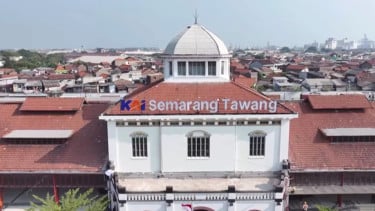 Atas Arahan Prabowo, KAI Renovasi Stasiun Semarang Tawang Kembali ke Era Kolonial 112 Tahun yang Lalu