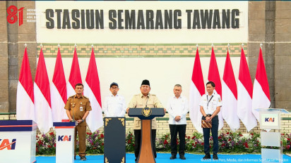 Prabowo Tegaskan Kereta Api Bukan Mesin Profit, Tapi Instrumen Demokratisasi Ekonomi Rakyat